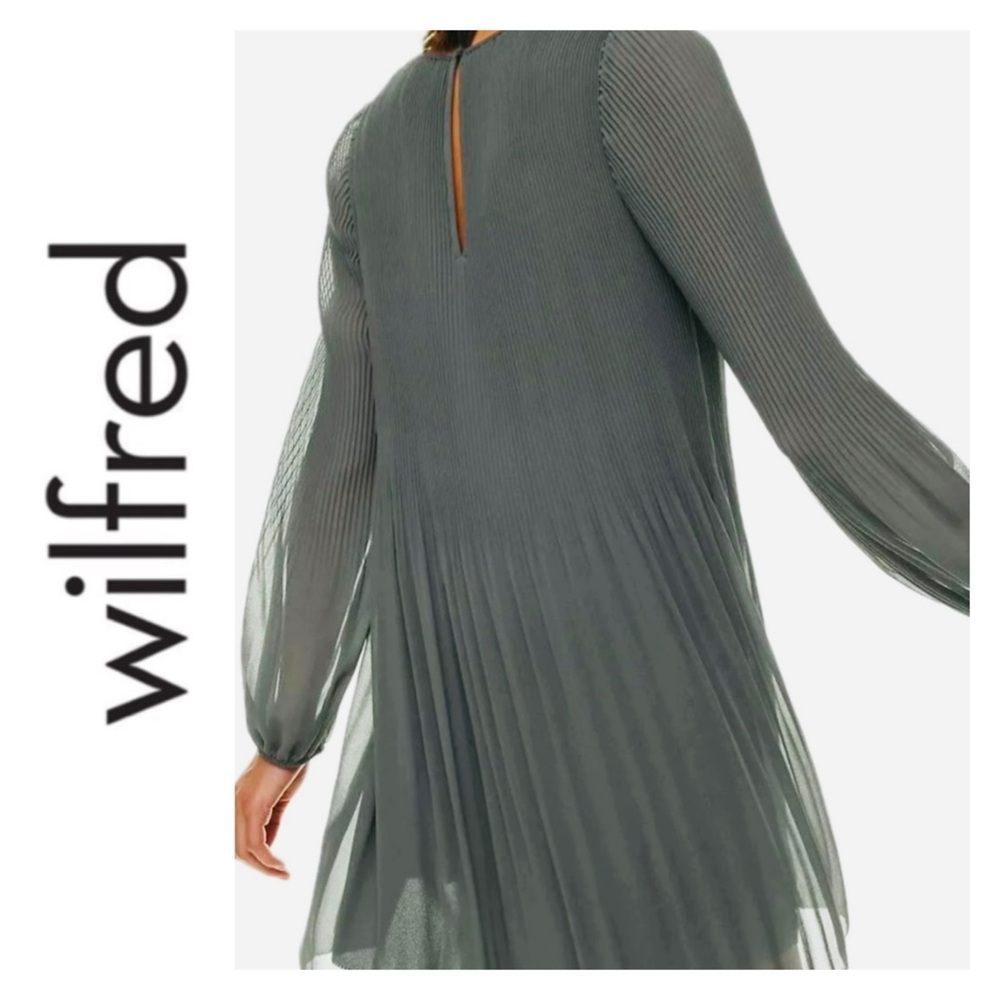Wilfred Gray Pleated Dress